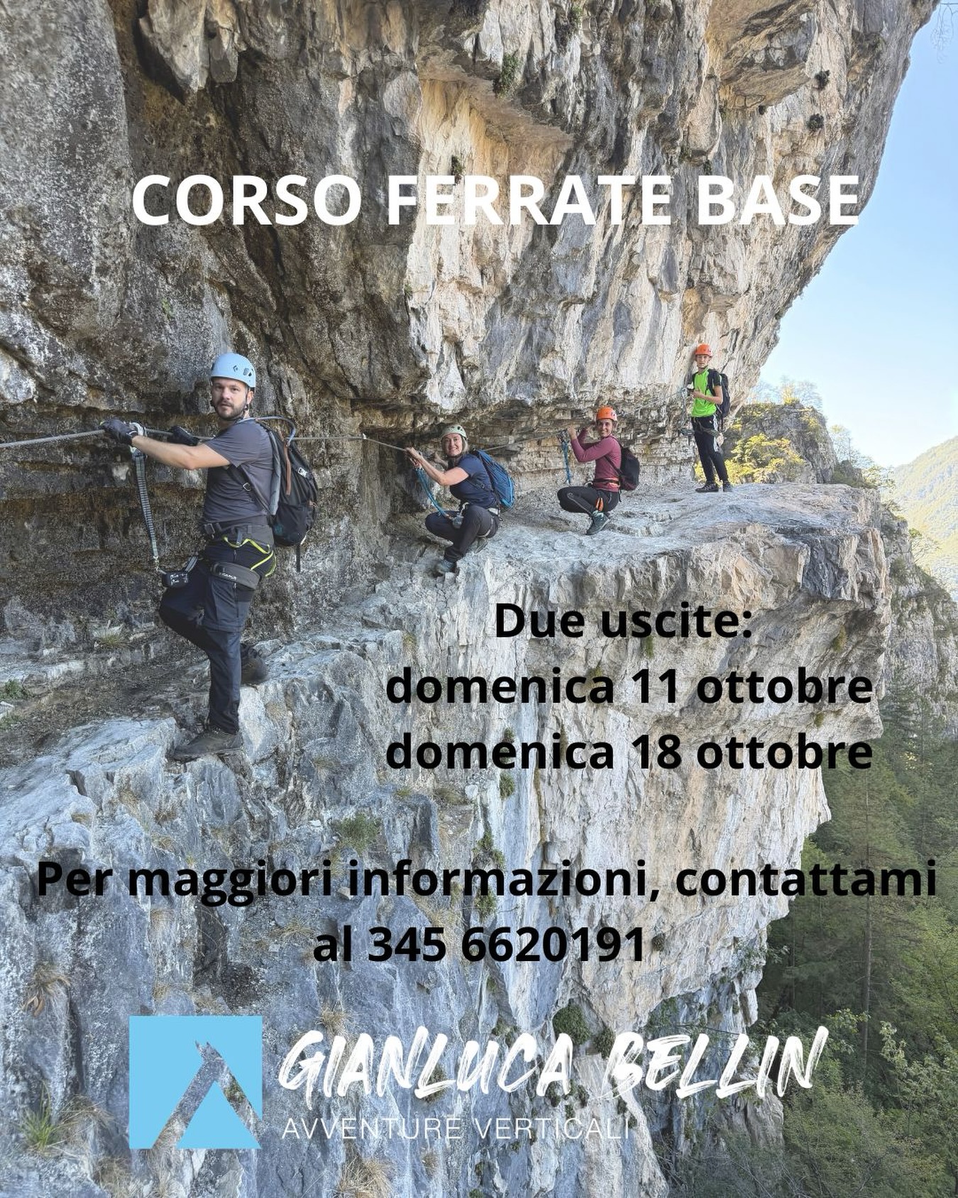 🧗♂️ LA MONTAGNA TI CHIAMA… È ORA DI PROVARE UNA FERRATA! 🏔️
Hai sempre guardato le ferrate con curiosità, ma non hai mai trovato l’occasione giusta per iniziare?
Questo è il momento giusto!
Ti propongo un NUOVO CORSO DI FERRATE PER PRINCIPIANTI, due giornate dedicate a scoprire questo fantastico mondo, imparando a muoversi in sicurezza, con la giusta tecnica e maggiore autonomia.
📅 QUANDO?
🔹 Domenica 11 ottobre
🔹 Domenica 18 ottobre
🎒 Attrezzatura tecnica inclusa!
🧗♀️ Nessuna esperienza precedente necessaria.
Impareremo insieme a utilizzare correttamente il materiale, le tecniche di progressione e i fondamentali della sicurezza in ferrata.
L’obiettivo? Non solo percorrere una ferrata, ma imparare a viverla con consapevolezza e autonomia!
⚠️ POSTI LIMITATI!
📞 Informazioni e iscrizioni:
Gianluca Bellin – Guida Alpina
📱 WhatsApp 345 6620191
🌐 www.gianlucabellin.it
Non serve essere esperti per cominciare. Serve solo la voglia di mettersi in gioco! 💪
#Ferrate #CorsoFerrate #FerratePrincipianti #GuidaAlpina #montagna